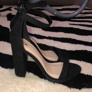 Black Block Heels